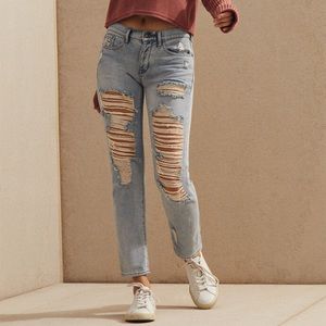 PacSun thrashed boyfriend jeans NEW
